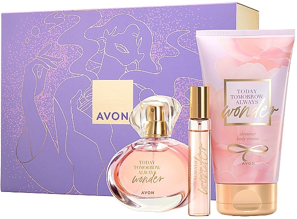Avon TTA Wonder - Duftset (Eau de Parfum /50 ml + Eau de Parfum Mini /10 ml + Körperlotion /75 ml)  — Bild N1