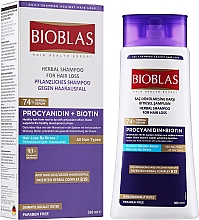 Shampoo gegen intermittierenden und starken Haarausfall - Bioblas Procyanidin Anti Stress Shampoo — Bild N2