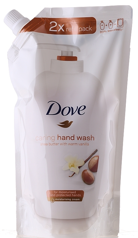 Pflegende Hand-Waschlotion für weiche und gepflegete Hände mit Sheabutter und warmer Vanille - Dove (Refill) — Bild N3