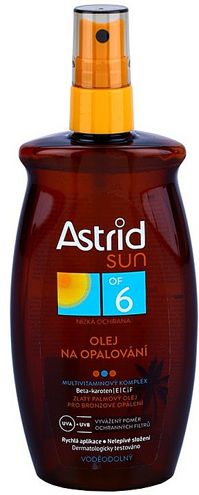 Sonnenölspray SPF 6 - Astrid Sun Suncare Spray Oil  — Bild N1