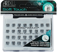 Wimpernbüschel-Set - Ardell Professional Duralash Individual Soft Touch Trios Short Black — Bild N1