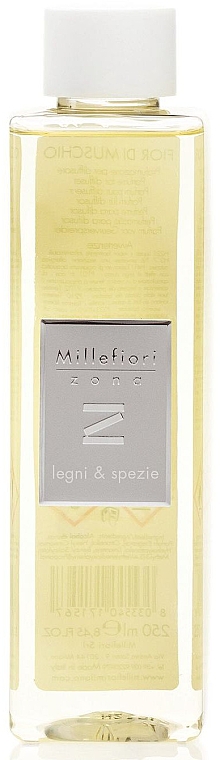 Nachfüller für Aromadiffusor Holz und Gewürze - Millefiori Milano Zona Legni & Spezie Refill (Refill)  — Bild N1