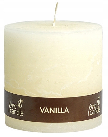 Duftkerze Vanille 5x5 cm - ProCandle Vanilla Scent Candle — Bild N1