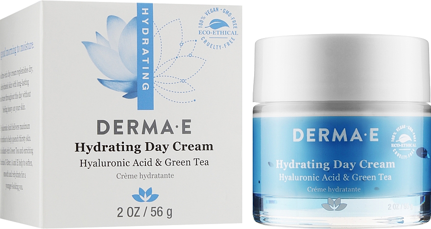 Feuchtigkeitsspendende Tagescreme mit Hyaluronsäure - Derma E Hydrating Day Cream — Bild N5