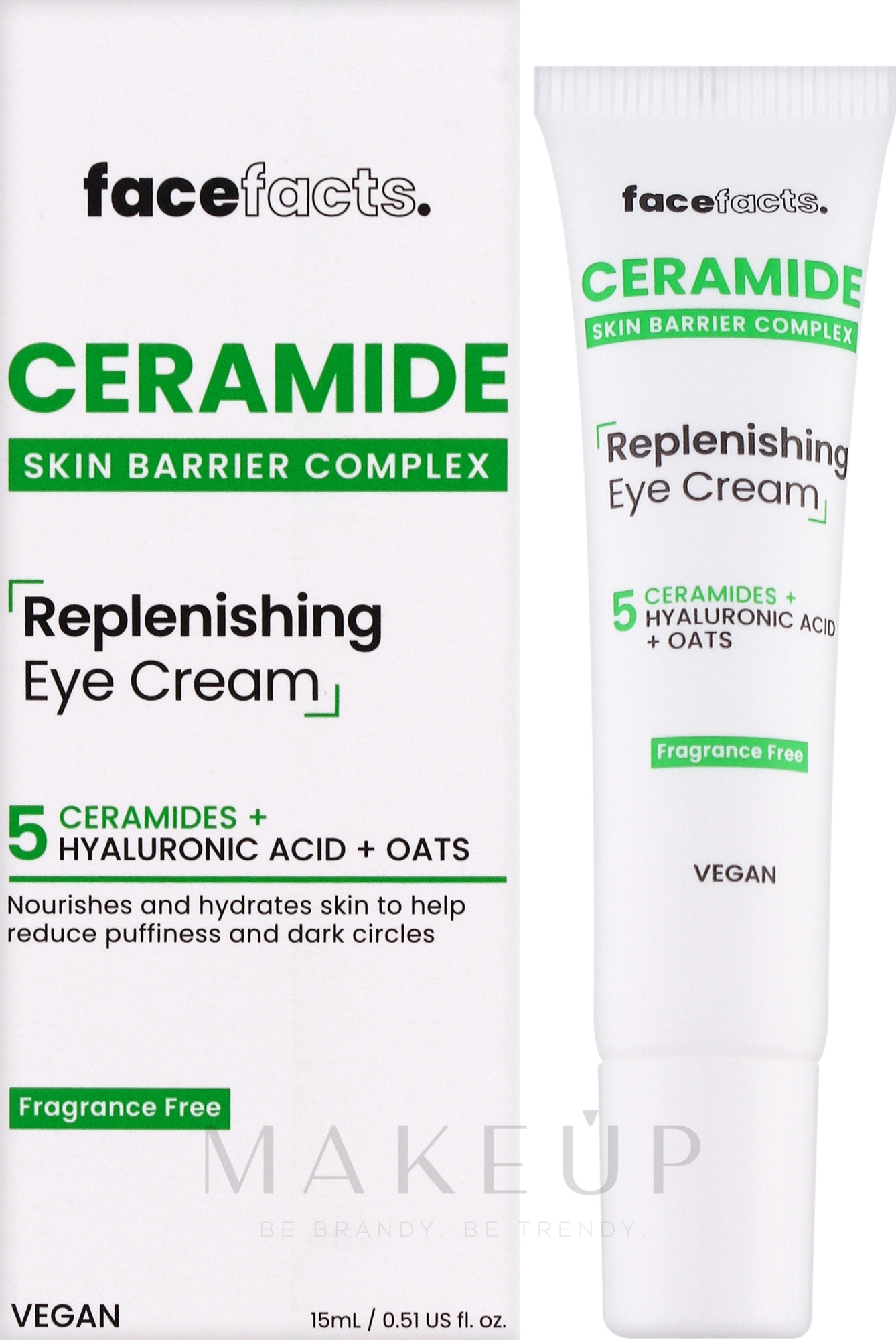 Revitalisierende Augencreme mit Ceramiden - Face Facts Ceramide Replenishing Eye Cream — Bild 15 ml