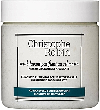 Düfte, Parfümerie und Kosmetik Peeling für Kopfhaut und Haare mit Meersalz - Christophe Robin Cleansing Purifying Scrub With Sea Salt