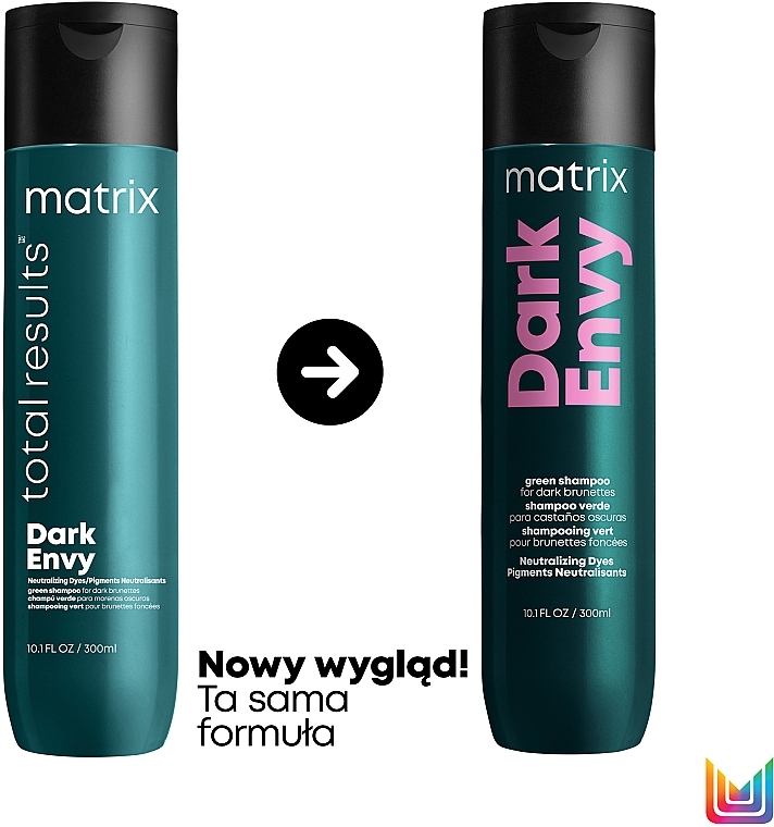 Shampoo zur Neutralisierung von unerwünschtem Messing- und Orangestich - Matrix Total Results Dark Envy Shampoo — Bild N6