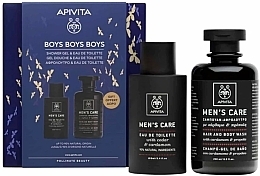 Düfte, Parfümerie und Kosmetik Apivita Men's Care Eau - Duftset (Eau de Toilette 100ml + Shampoo und Duschgel 250ml) 