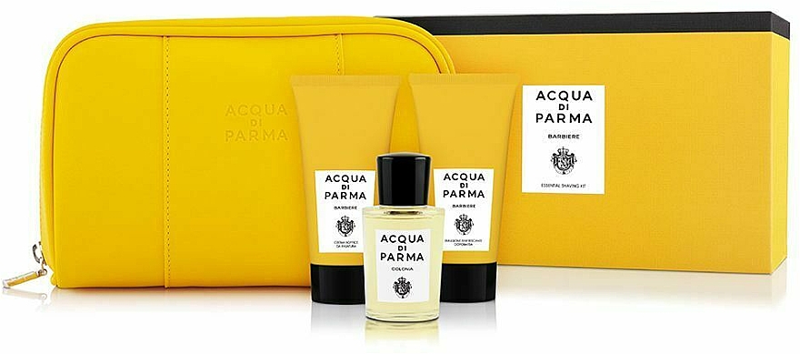 Acqua Di Parma Prestige Shaving Kit - Duftset (Duschcreme 40ml + After Shave Emulsion 40ml + Eau de Cologne 20ml + Kosmetiktasche 1St.) — Bild N1