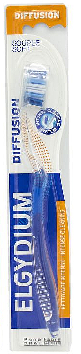 Zahnbürste weich Diffusion blau - Elgydium Diffusion Soft Toothbrush — Bild N1