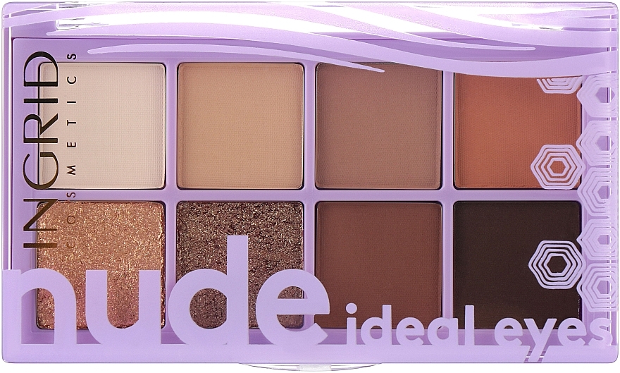 Lidschatten-Palette - Ingrid Cosmetics Nude Ideal Eyes Eyeshadow Palette — Bild N2