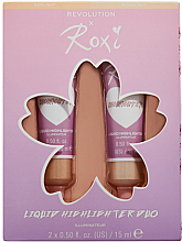 Düfte, Parfümerie und Kosmetik Make-up Set - Makeup Revolution x Roxi Cherry Blossom Highlighter Duo (Highlighter 2x15ml)