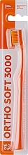 Düfte, Parfümerie und Kosmetik Weiche kieferorthopädische Zahnbürste orange - Woom Ortho Soft 3000 Toothbrush 