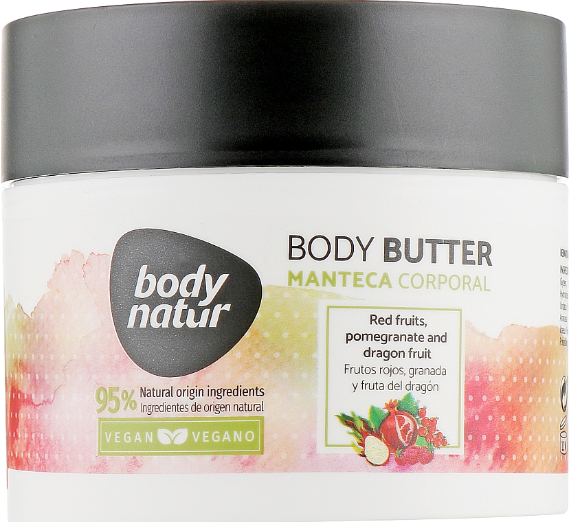 Körperbutter mit Waldbeeren, Granatapfel und Drachenfrucht - Body Natur Red Fruits, Pomegranate and Dragon Fruit Body Butter — Bild N1