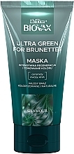 Haarmaske - L'biotica Biovax Glamour Ultra Green for Brunettes — Bild N1