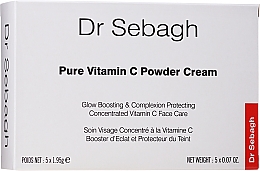 Düfte, Parfümerie und Kosmetik Basispflege für das Gesicht mit reinem stabilisiertem Vitamin C - Dr Sebagh Pure Vitamin C Powder Cream