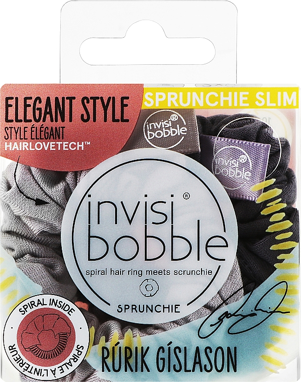 Haargummi - Invisibobble Sprunchie Slim Ruric Gislason Feeling Greyt — Bild N1