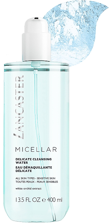 Mizellenwasser mit Orchideenextrakt für alle Hauttypen - Lancaster Micellar Delicate Cleansing Water — Bild N2