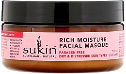 Düfte, Parfümerie und Kosmetik Intensiv feuchtigkeitsspendende Gesichtsmaske mit Hagebutte für trockene und delikate Haut - Sukin Facial Masque