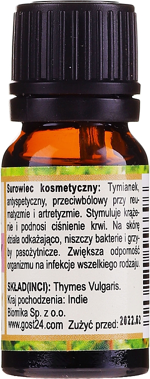 Ätherisches Öl Thymian - Biomika Thyme Oil — Foto N2