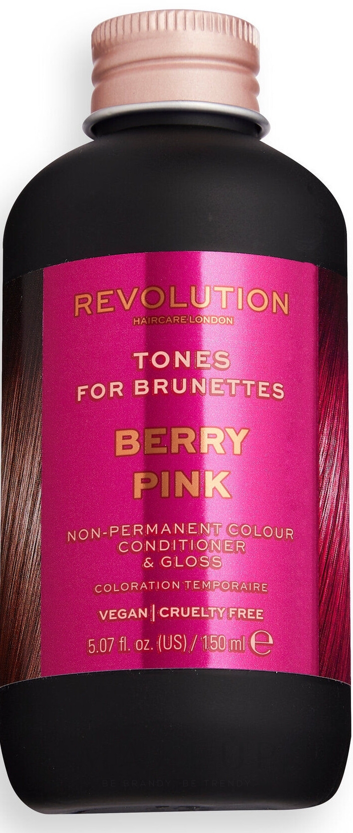 Haartönung für braunes Haar - Makeup Revolution Tones For Brunettes — Bild Berry Pink