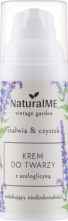 Gesichtscreme mit Azeloglycin  - NaturalME Vintage Garden Sage & Cistus Reducing Imperfections Cream With Azeloglycine	 — Bild N1