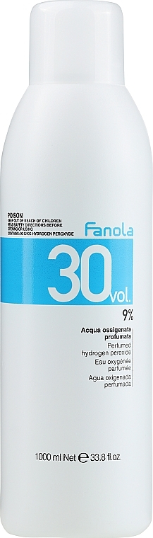 Entwicklerlotion 9% - Fanola Acqua Ossigenata Perfumed Hydrogen Peroxide Hair Oxidant 30vol 9% — Bild N3