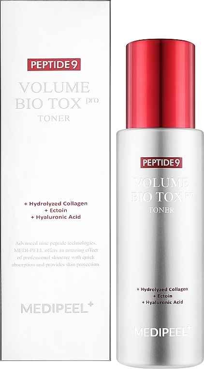 Verjüngendes Tonikum mit Peptidkomplex und Kollagen  - MEDIPEEL Peptide 9 Volume Bio Tox Toner Pro  — Bild N2