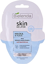 Düfte, Parfümerie und Kosmetik Beruhigende und feuchtigkeitsspendende Tuchmaske mit Hyaluronsäure und D-Panthenol - Bielenda Skin Helper Mask