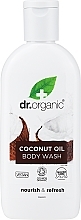 Düfte, Parfümerie und Kosmetik Bade- und Duschgel mit Bio Kokosnussöl - Dr. Organic Bioactive Skincare Organic Coconut Virgin Oil Body Wash