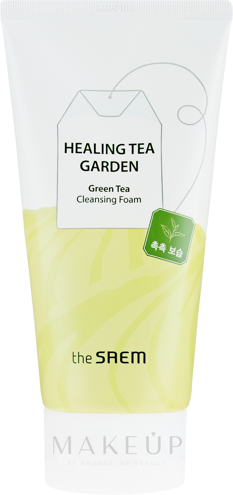 Gesichtsreinigungsschaum mit grünem Tee - The Saem Healing Tea Garden Green Tea Cleansing Foam — Foto 150 ml