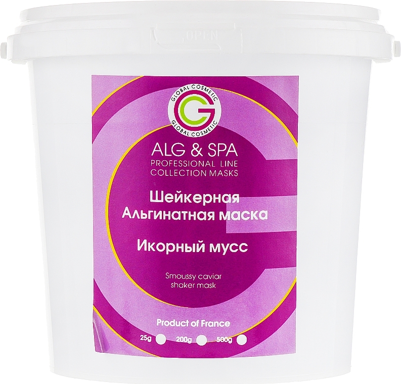 Shaker-Alginat-Maske Kaviar-Mousse - ALG & SPA Professional Line Collection Masks Smoussy Caviar Shaker Mask — Bild N5