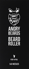 Düfte, Parfümerie und Kosmetik Bartpflegeset - Angry Beards Beard Roller & Tool Cleaner (Mezoroller 1 St. + Reinigungsspray für den Mezoroller 50ml)