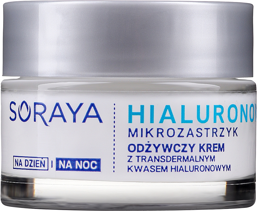 Pflegecreme für das Gesicht mit transdermaler Hyaluronsäure 70+ - Soraya Hialuronowy Mikrozastrzyk Nourishing Cream 70+ — Bild N1