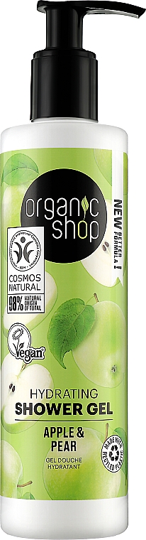 Duschgel Apfel und Birne - Organic Shop Shower Gel — Bild N1