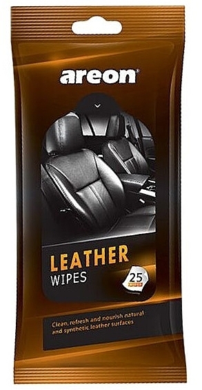 Feuchttücher für den Autoinnenraum - Areon Car Care Wipes Leather — Bild N1