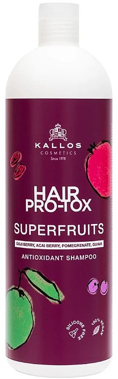 Haarshampoo - Kallos Hair Pro-tox SuperFruits Antioxidant Shampo — Bild N1