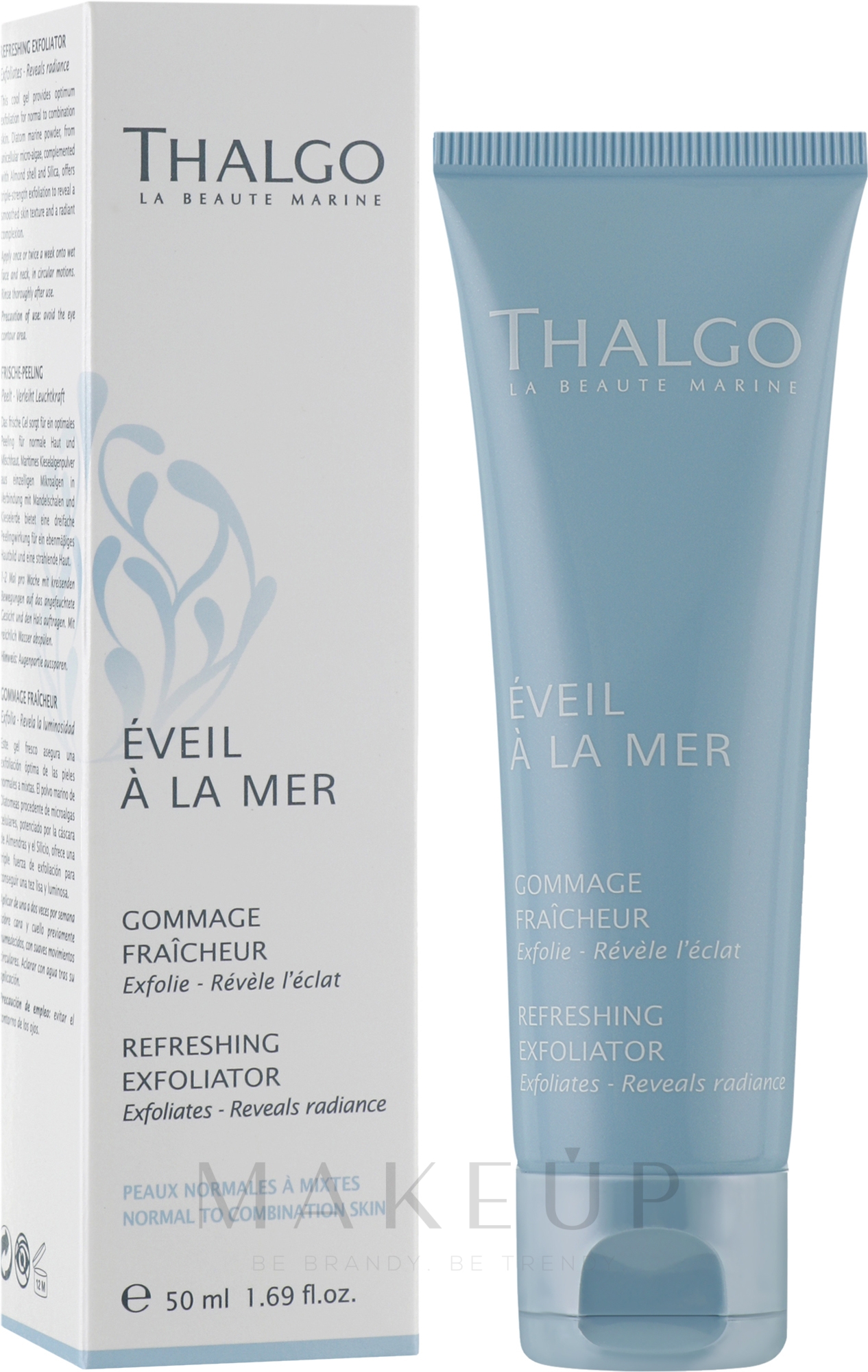 Revitalisierendes Gesichtspeeling - Thalgo Refreshing Exfoliator Eveil A La Mer — Bild 50 ml