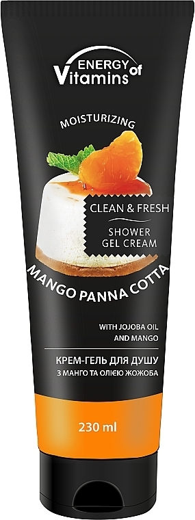 Duschcreme-Gel mit Mango - Energy of Vitamins Cream Shower Gel Mango Panna Cotta — Bild N1