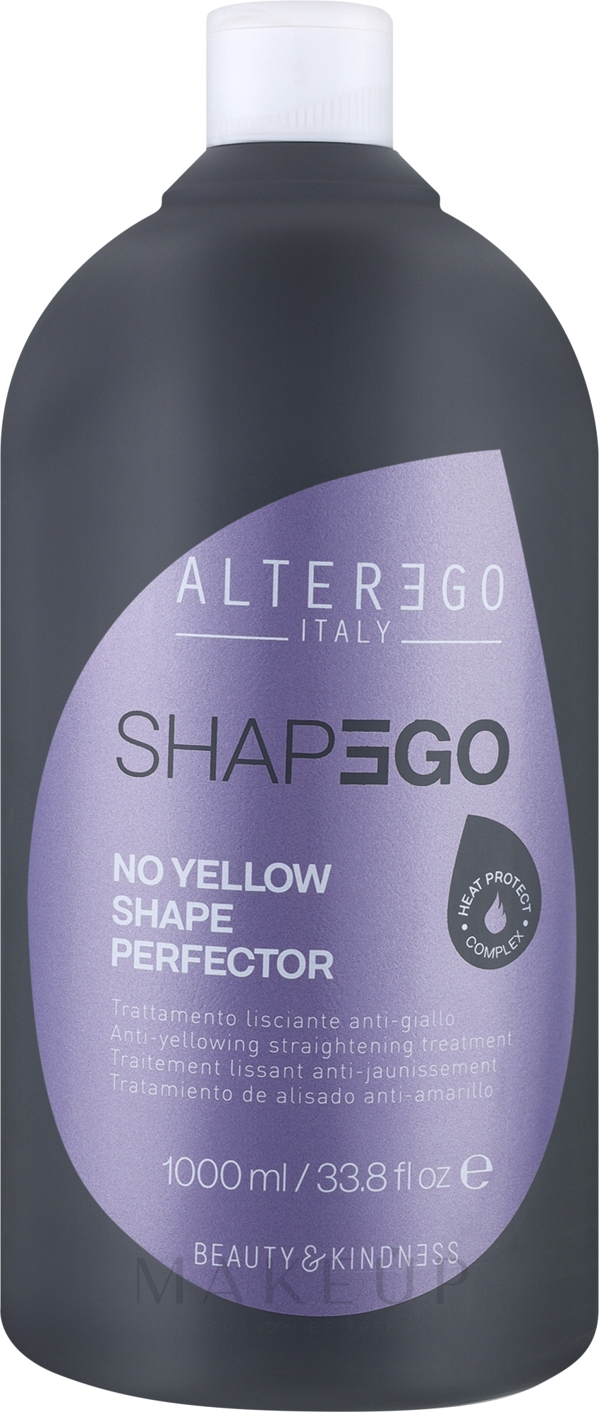 Haarbehandlung gegen Gelbstich - Alter Ego Shapego No Yellow Shape Perfector — Bild 1000 ml