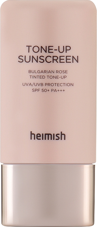 Getönter Gesichtsprimer mit Rosenextrakt - Heimish Bulgarian Rose Tone-up Sunscreen SPF50+ — Bild N1