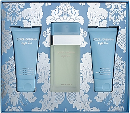 Dolce&Gabbana Light Blue - Duftset (Eau de Toilette 50ml + Körperlotion 50ml + Duschgel 50ml) — Bild N2