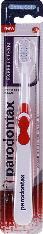 Zahnbürste extra weich weiß-rot - Parodontax Expert Clean Extra Soft Toothbrush — Bild N1