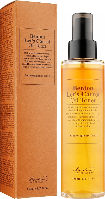 Zweiphasen-Toner mit Karottenöl - Benton Let’s Carrot Oil Toner — Bild N2