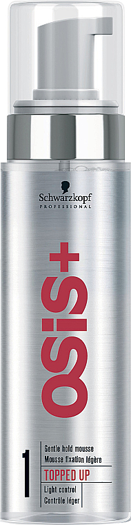 Haarmousse Leichte Fixierung - Schwarzkopf Professional OSIS+ Topped Up Mousse