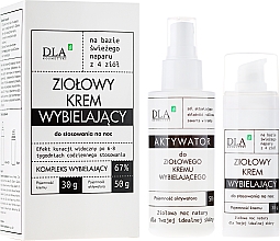 Düfte, Parfümerie und Kosmetik Gesichtspflegeset zur Aufhellung der Haut für die Nacht - DLA (Creme 30g + Aktivator 50g)