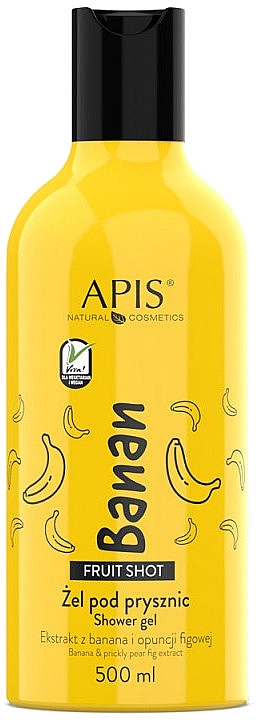 Duschgel Banane - APIS Professional Fruit Shot Banana Shower Gel — Bild N1