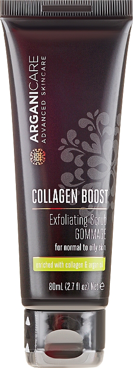 Gesichtspeeling mit Kollagen und Arganöl - Arganicare Collagen Boost Exfoliating Scrub — Bild N2