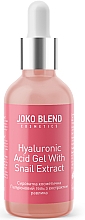 Düfte, Parfümerie und Kosmetik Serum-Gel für das Gesicht mit Hyaluronsäure und Schneckenextrakt - Joko Blend Hyaluronic Acid Gel With Snail Extract