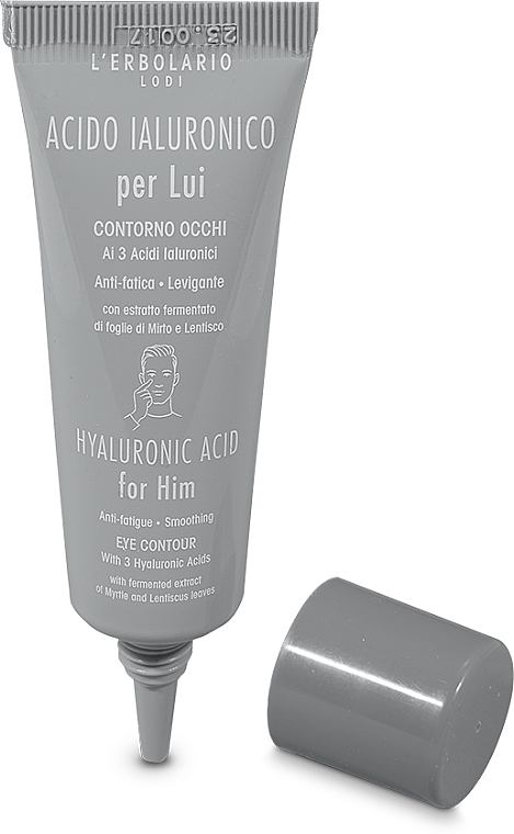 Hyaluronsäure für die Augenkontur - L'Erbolario Eye Contour Hyaluronic Acid for Him — Bild N2